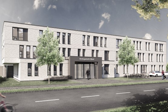 Neubau Dienstgebäude Amtsgericht Werl, einschl. ambulanten Sozialen Dienst der Justiz